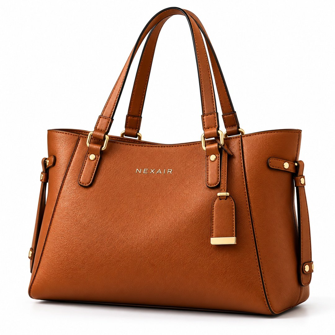 Nexair Aurelia Tote – Cognac Brown
