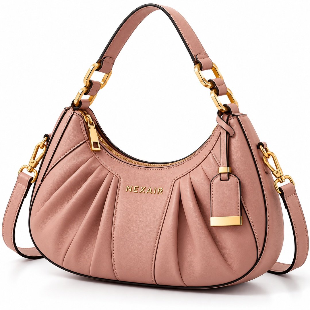 Nexair Solenne Pleated Shoulder – Dusty Rose